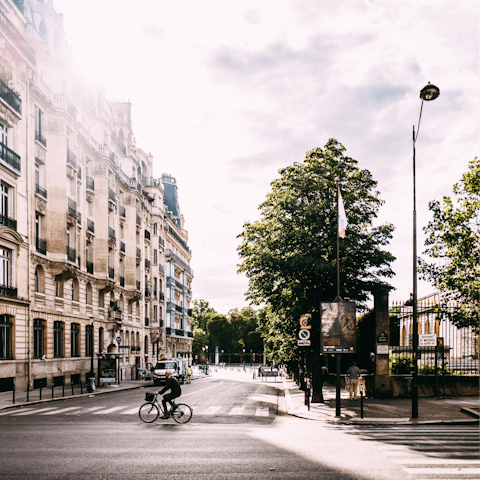 Take long walks through the Luxembourg Gardens, only a ten-minute walk from the apartment