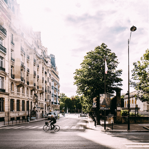 Take long walks through the Luxembourg Gardens, only a ten-minute walk from the apartment