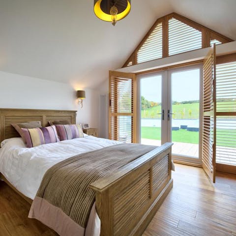 Sleep soundly in stylish, comfortable bedrooms