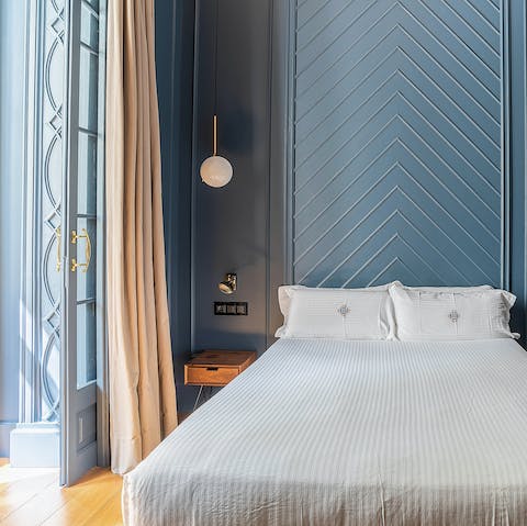 Recount today's highlights from your sunlit bedroom