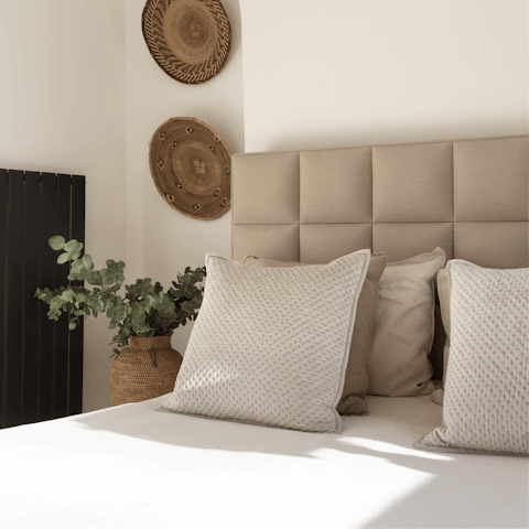 Snuggle up in the comfortable bedrooms after a busy day