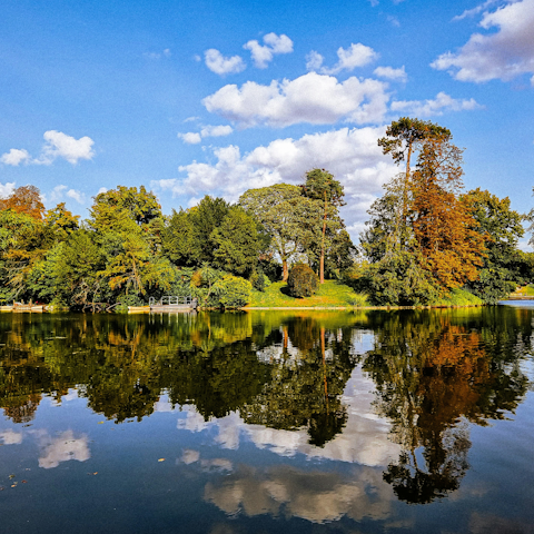 Go for a stroll around Bois de Boulogne, fifteen minutes away
