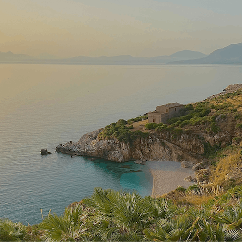 Stay in the mystically beautiful province of Trapani, just a five-minute drive from the beach