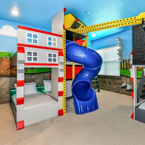 Give little ones a memorable stay in the themed room