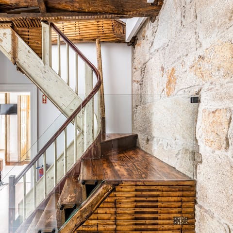 This charming staircase