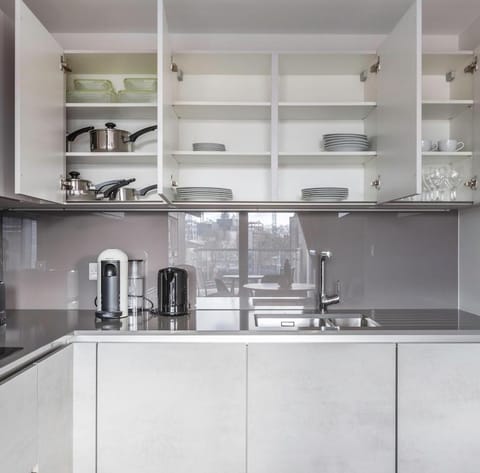 A well-equipped kitchen