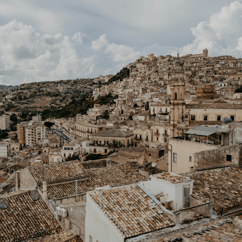 Immerse yourself in the rich history and baroque charm of Modica, right on your doorstep