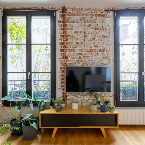 Characterful brick wall