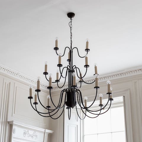 This statement chandelier