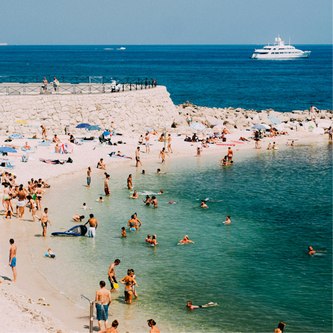 Stay in the heart of Antibes, a short walk from the beach