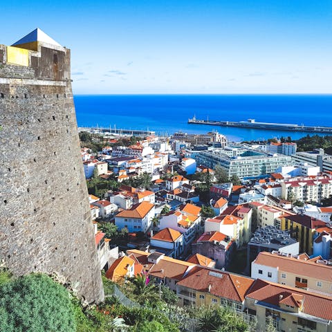 Explore Funchal, a five-minute stroll from this home