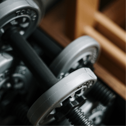 Bank a workout in the shared gym