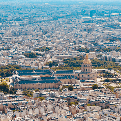 Visit Les Invalides, only a half an hour wander away