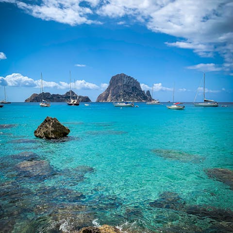 Hit the coast for turquoise water and white sands (nearest beach 7km)