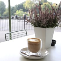 Stop for a coffee at the Pear Tree Café