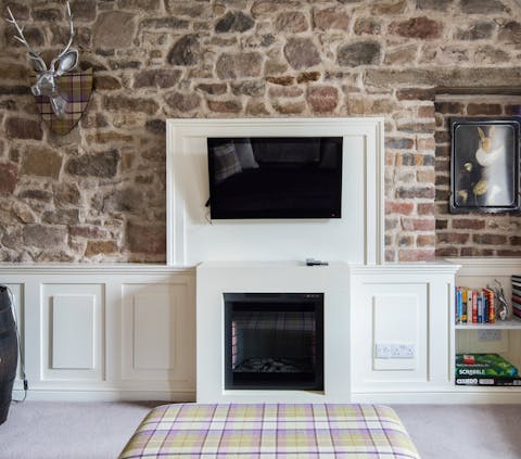 Light the fire and snuggle up on chilly evenings
