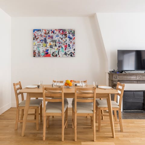 A sociable dining space