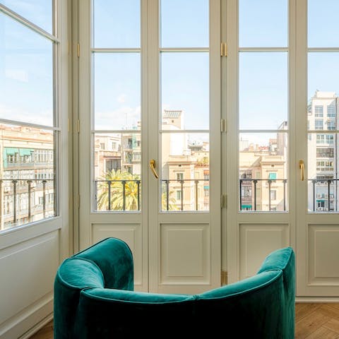 An ensuite closed balcony
