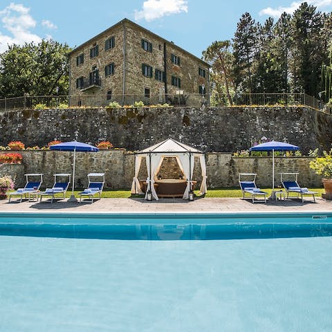 Spend blissful days drifting between the pool and a sun lounger