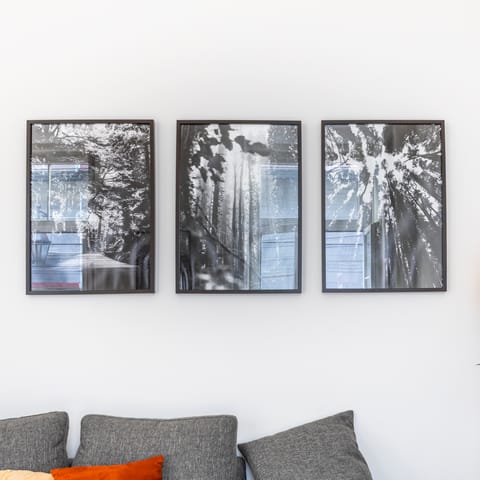 This abstract print trio