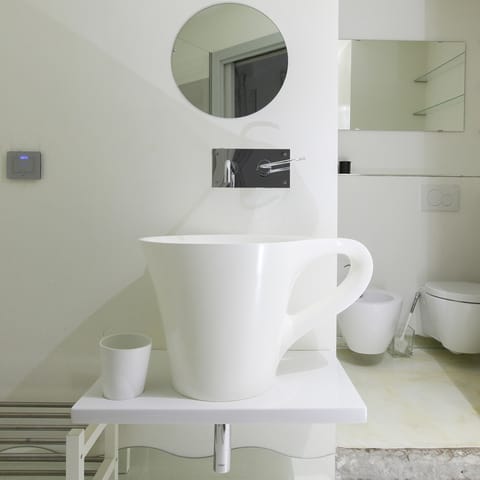 The unique bathroom sinks