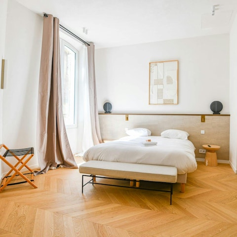 Sink into peaceful sleep after busy sightseeing days