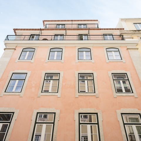 A typical Lisbon townhouse