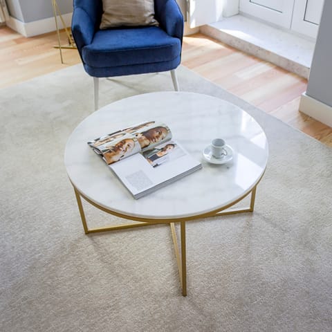 The elegant coffee table