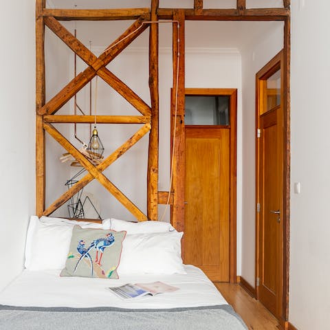 Admire the home's pombolina architectural features