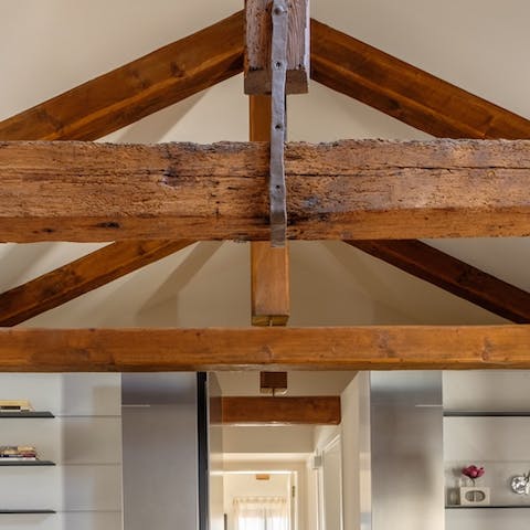 The forest of ceiling beams