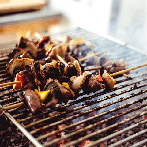 Fire up the balcony barbecue for an alfresco feast