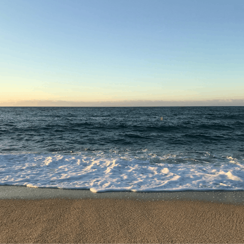 Dip your toes into the sea at the golden sandy La Rada Beach