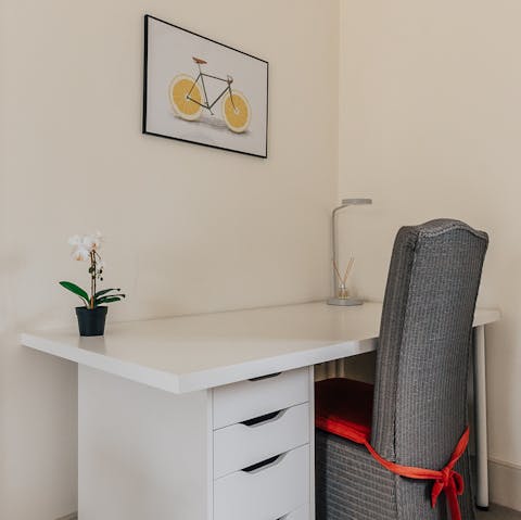 Take inspiration from the great outdoors and pen a poem at the writing desk