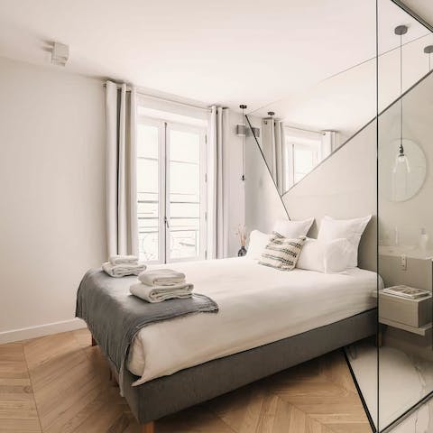 Wake up in the elegant bedrooms feeling rested and ready for another day of Paris sightseeing