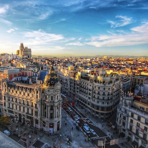 Explore Chamberí district including nearby Plaza de Olavide