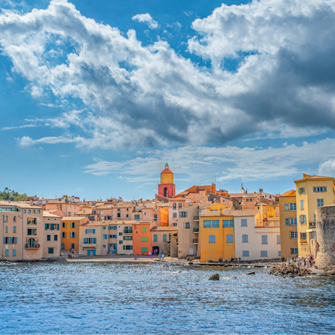 Wander around the boutiques and small cafes of Saint Tropez