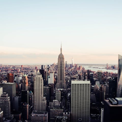 Visit the Empire State Building, a few minutes from your door