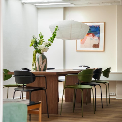 Enjoy a classic Danish breakfast in the dining room before setting off to explore