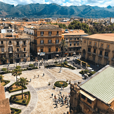 Soak up the historic charm of Palermo from the heart of the city