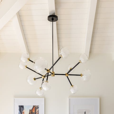 This branching ceiling light