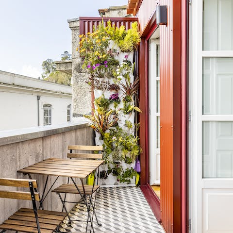 A cute balcony