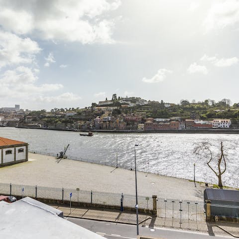 The unobstructed river view