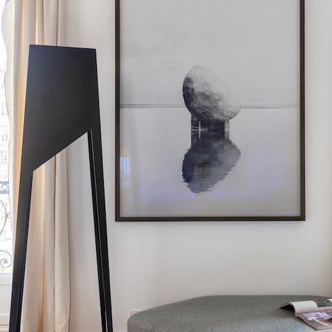 The host's eye for art