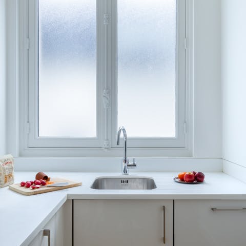Separate & fully equipped kitchen