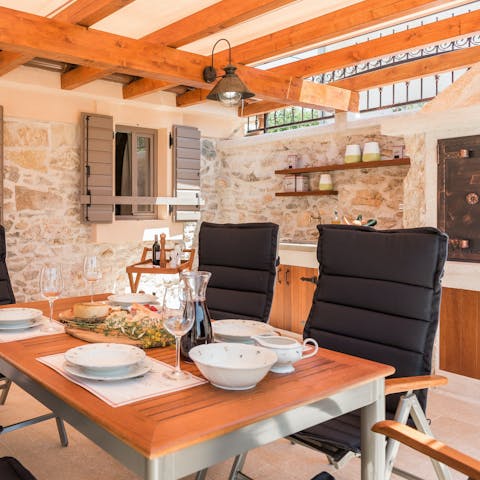 Fire up the barbecue for an alfresco feast