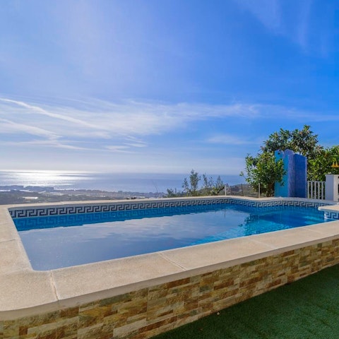 Make a splash in the sparkling swimming pool on hot days