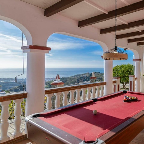 Challenge your guests to a game of pool on the terrace