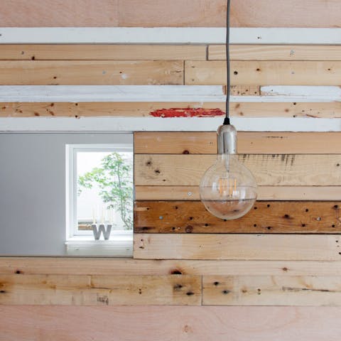 The Reclaimed Wood feature Wall