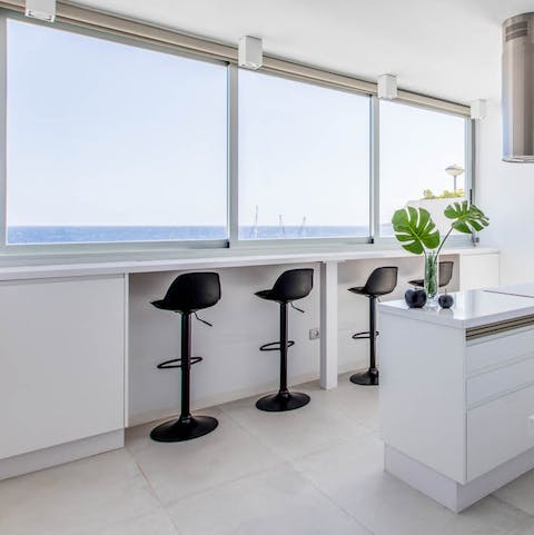 This view could brighten any morning