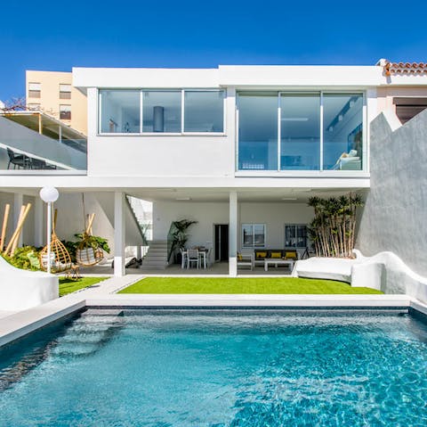 Lots of room for lounging by the pool